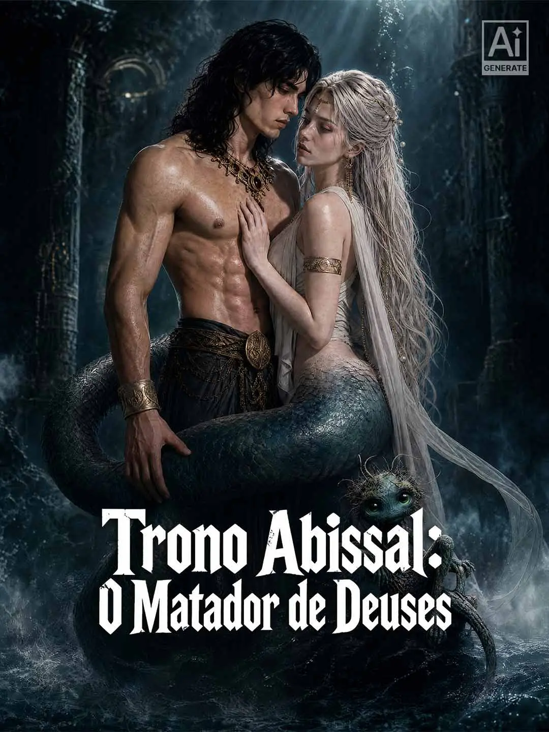 Capa da minissérie Trono Abissal: O Matador de Deuses
