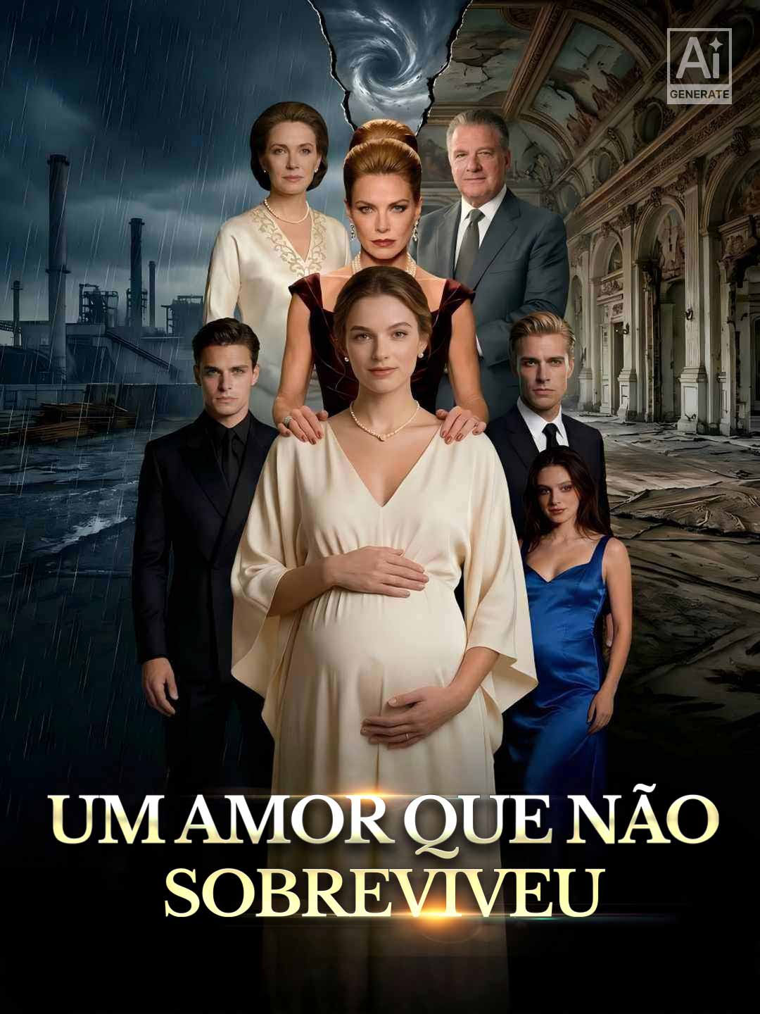 Capa da minissérie Um amor que não sobreviveu