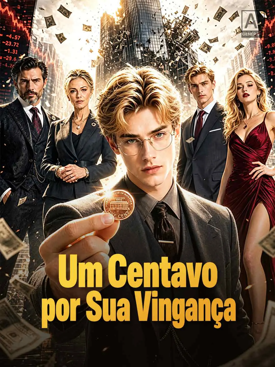 Capa da minissérie Um Centavo por Sua Vingança