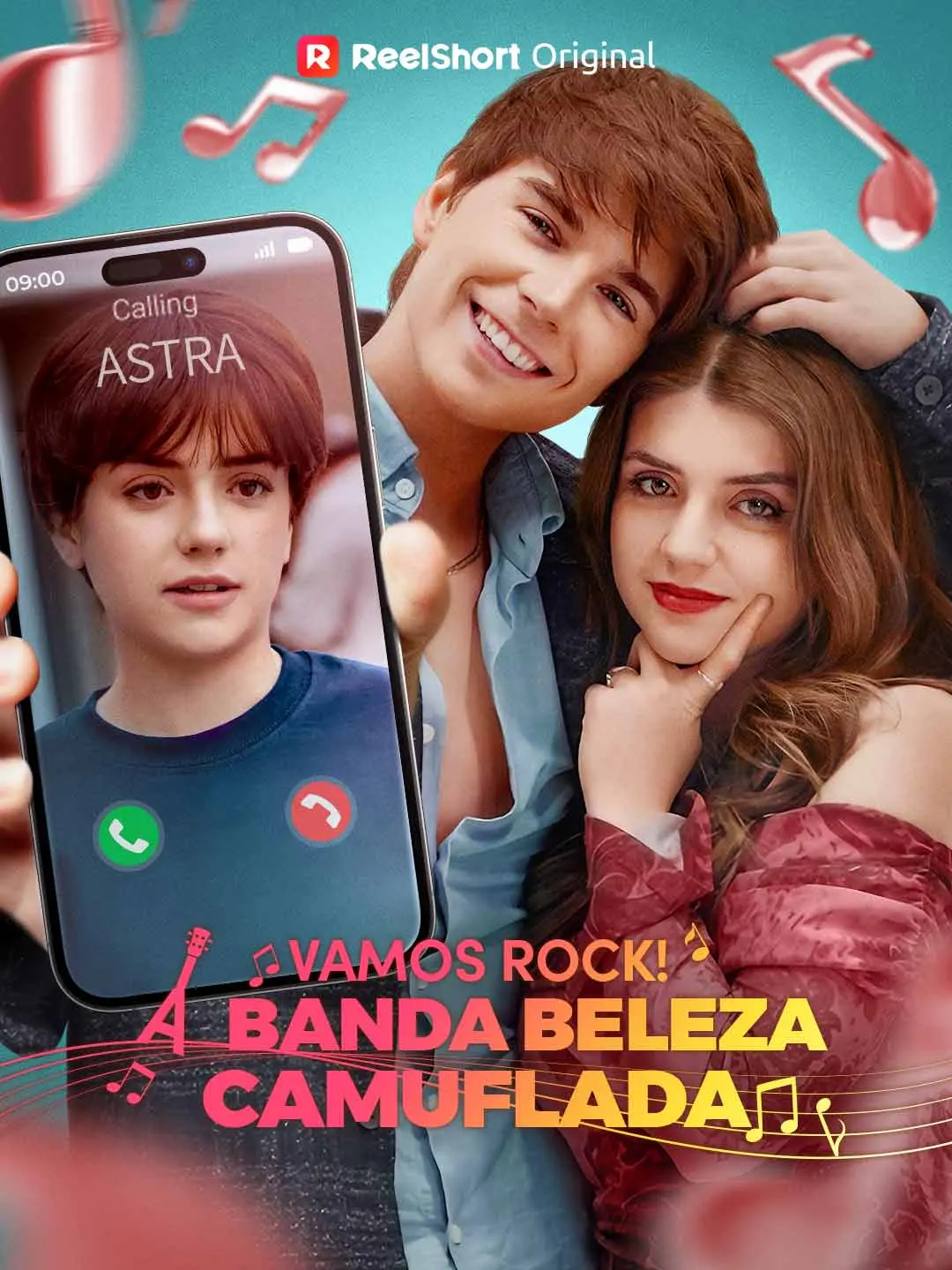 Capa da minissérie Vamos Rock! A Banda Beleza Camuflada