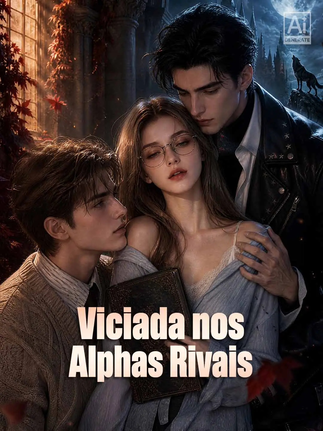 Capa da minissérie Viciada nos Alphas Rivais