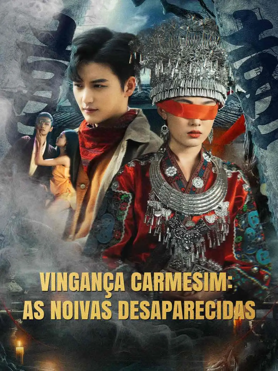 Capa da minissérie Vingança Carmesim: as Noivas Desaparecidas