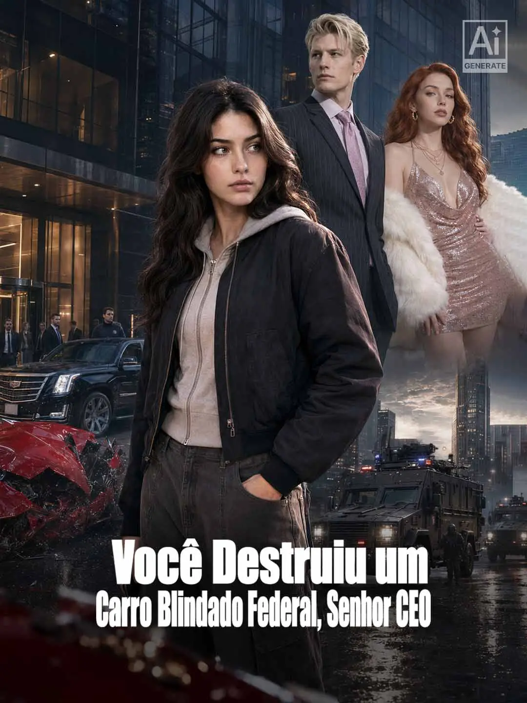 Capa da minissérie Você Destruiu um Carro Blindado Federal, Senhor CEO